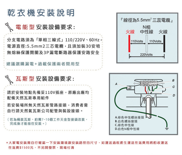 奇異烘衣機GFD55